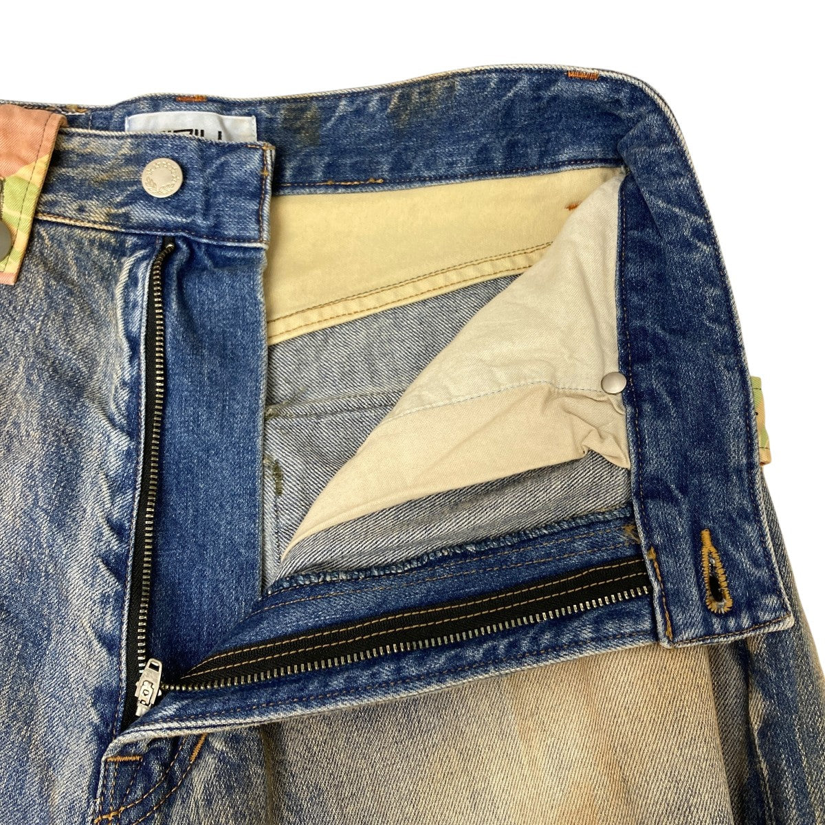 KIDILL(キディル) ダメージ加工デニムパンツ KL894 インディゴ