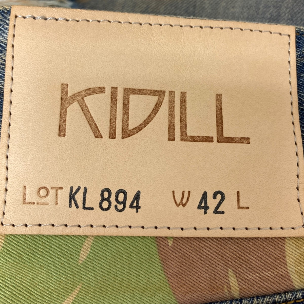 KIDILL(キディル) ダメージ加工デニムパンツ KL894 インディゴ