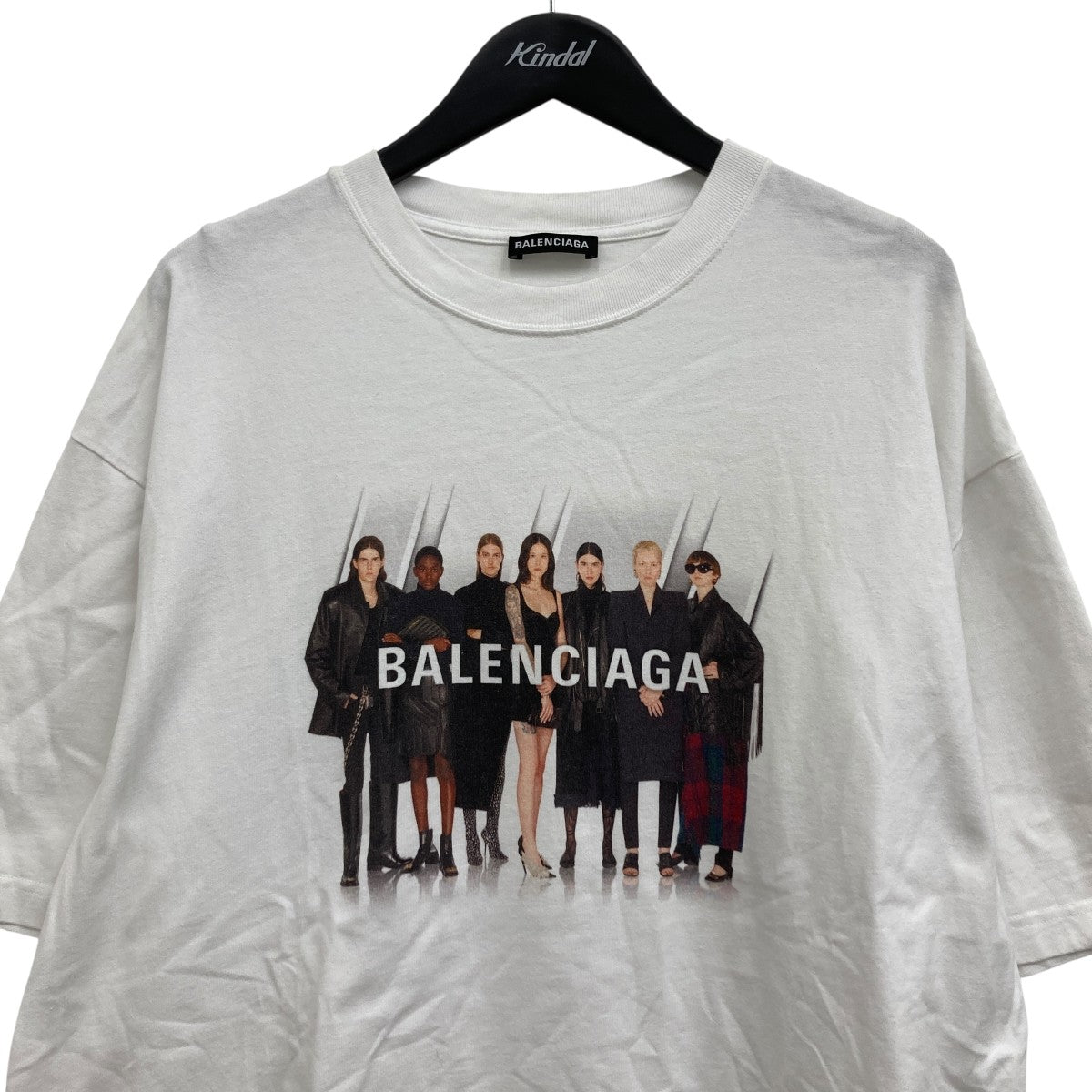 ⭐︎バレンシアガ⭐︎Tシャツ⭐︎BALENCIAGA⭐︎6A BALENCIAGA(バレンシアガ) プリントTシャツ 612966 ホワイト