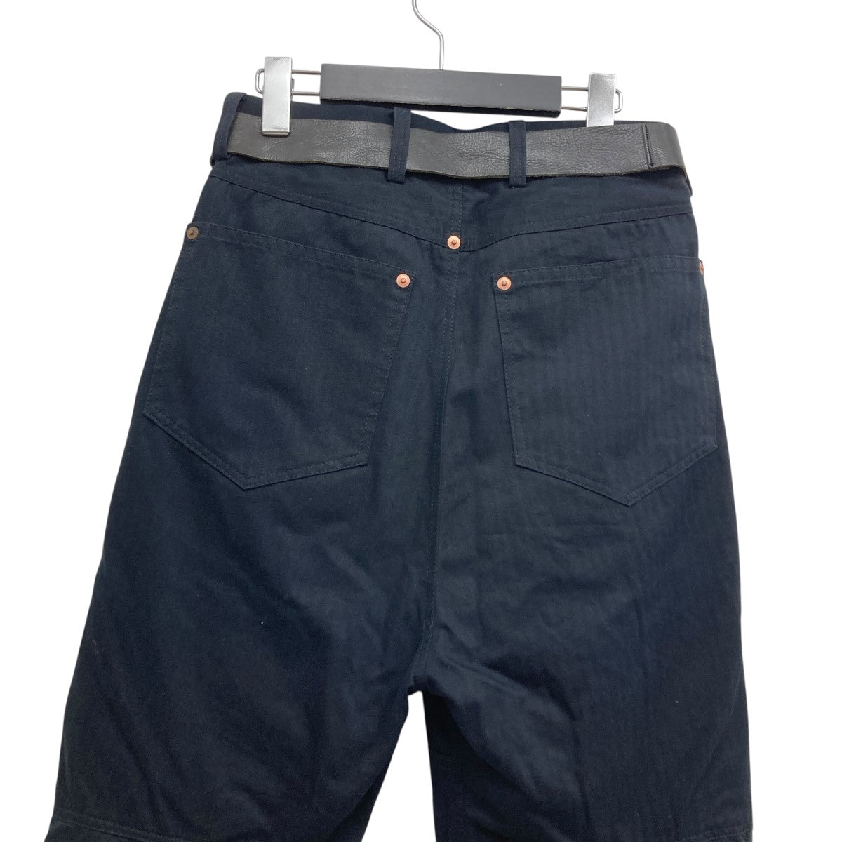 新品 Paul Harnden ショートパンツ ドット M/ポールハーデン短パン Paul Harnden(ポールハーデン) ラッカーシャベルト付き