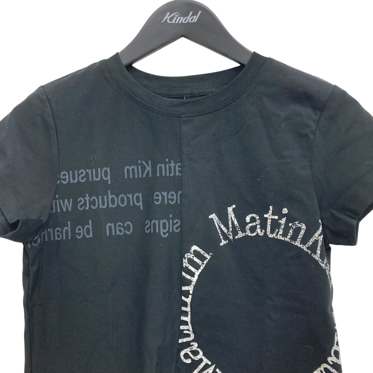 Matin Kim(マーティンキム) チビTシャツ ブラック サイズ S