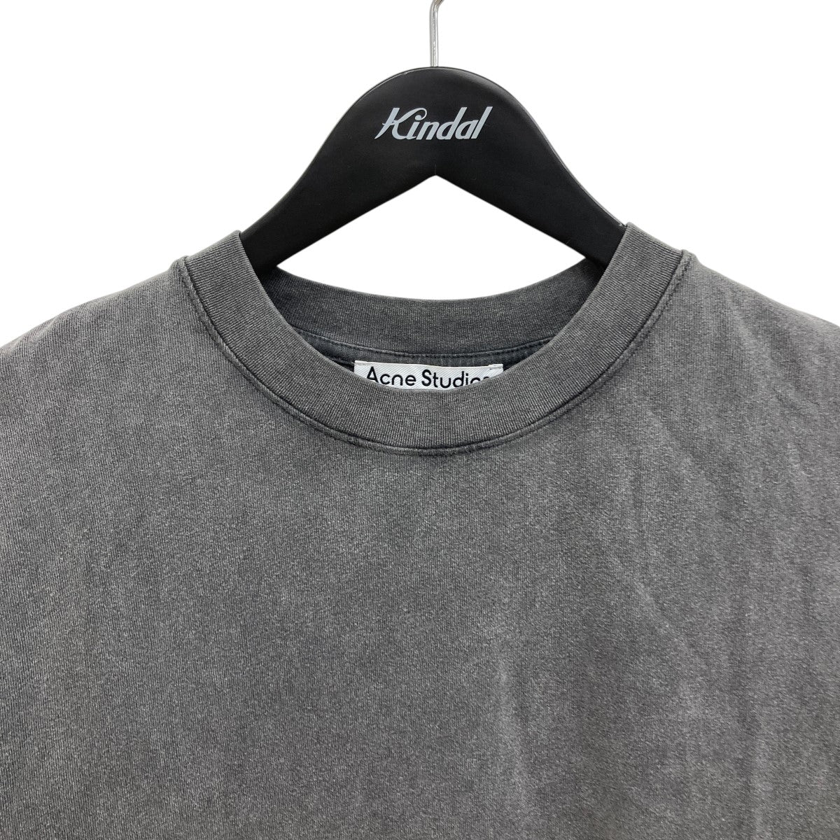 Acne Studios　ロゴTシャツ チャコールグレー　新品未使用 ACNE STUDIOS(アクネストゥディオズ) バックロゴTシャツ fn-ux