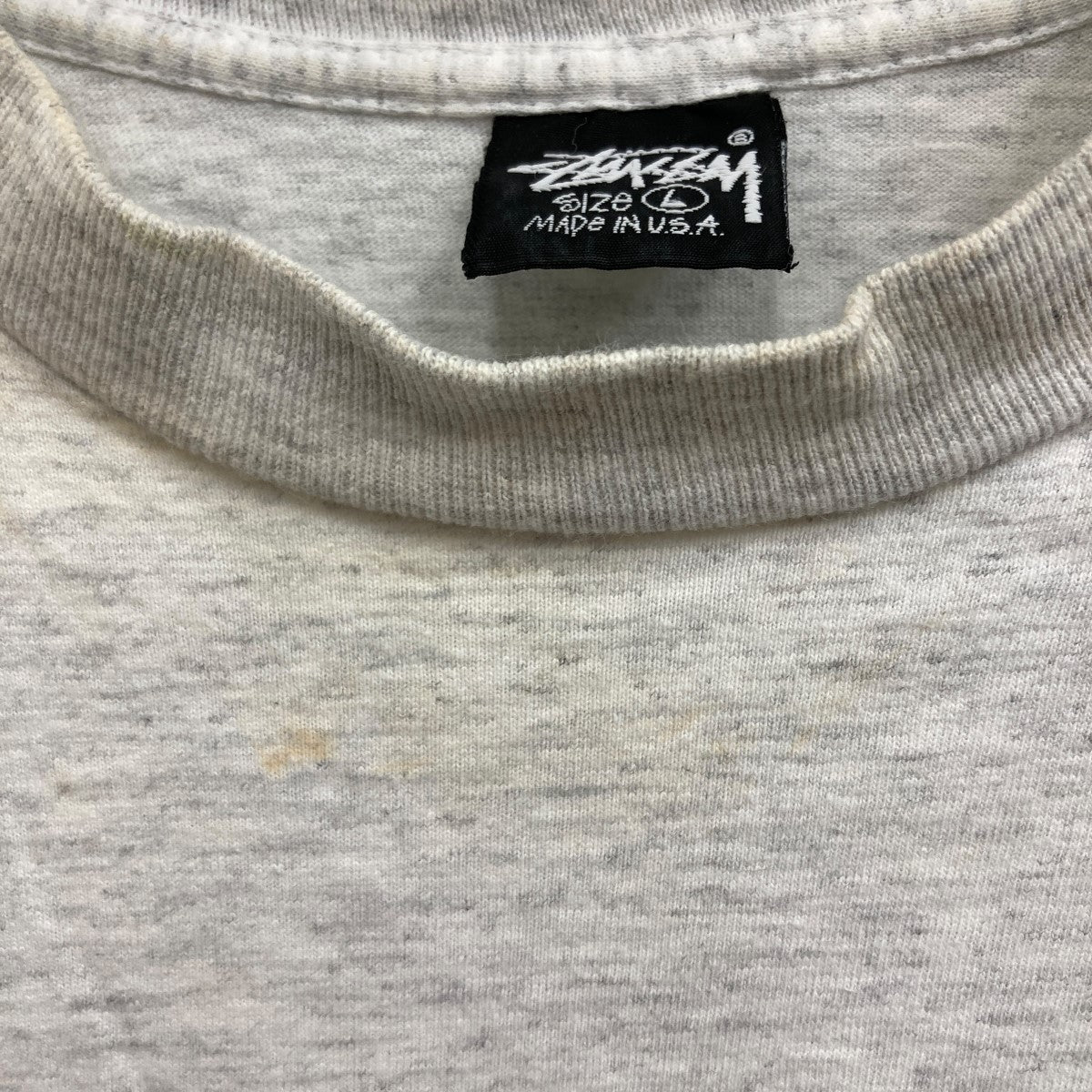 STUSSY ロゴ ロンT Mサイズ グレー USA製風 ヴィンテージ加工風 楽天市場】stussy 90's Tシャツ Mサイズ グレー OLD STUSSY