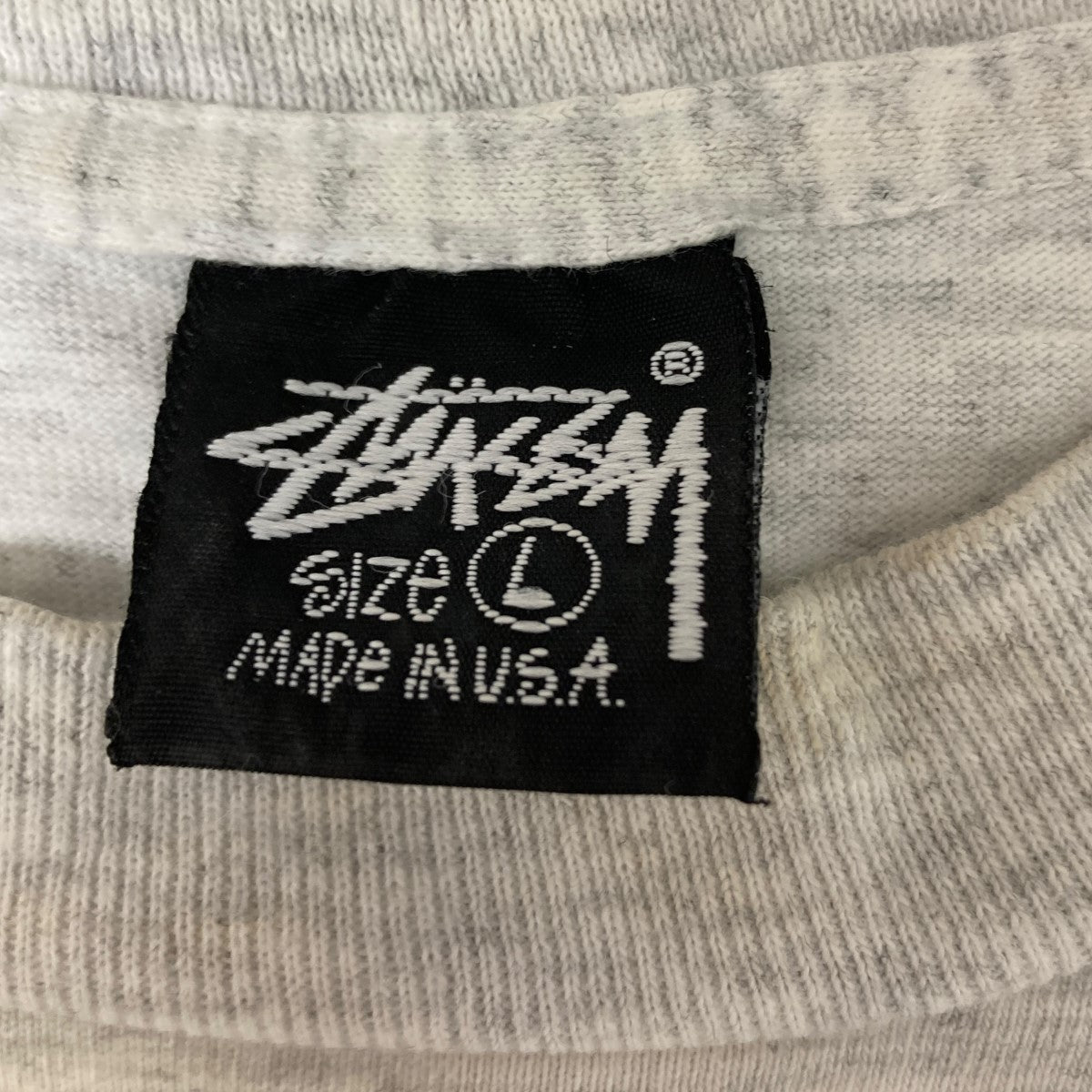 stussy(ステューシー) 80sロゴカットソー グレー サイズ L