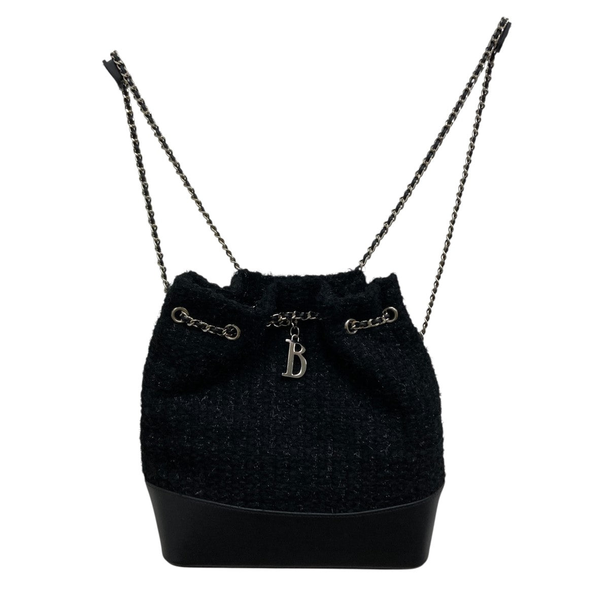 TWEED CHAIN BELT MINI BAGハンドバッグ
