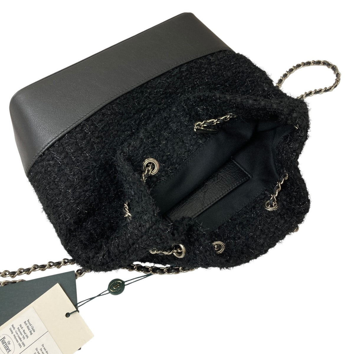 TWEED CHAIN BELT MINI BAGハンドバッグ