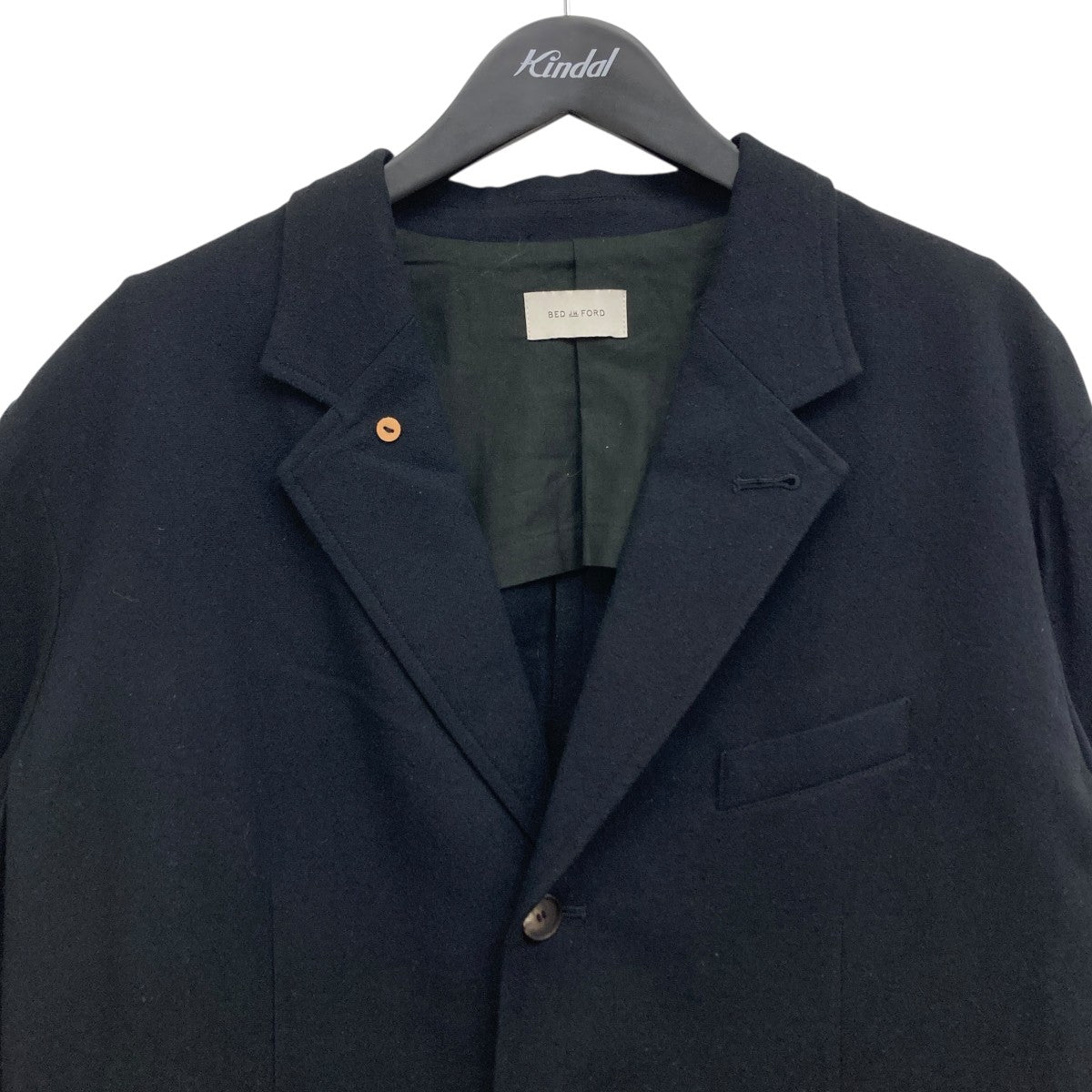 BED J．W． FORD 25SS コットンシルクロングジャケット 古着・中古-3枚目のアイテム画像
