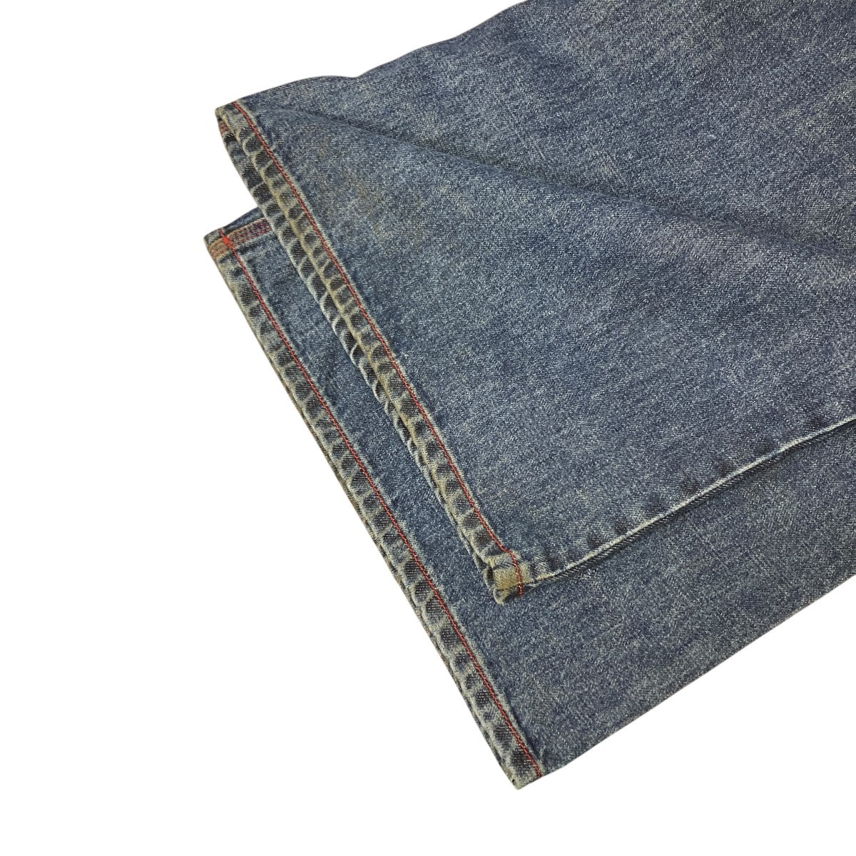 ERL(イーアールエル) BAGGY INDIANA DISTRESSED JEANS バギーデニム