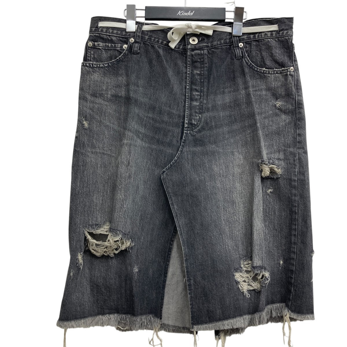 KAMIYA(カミヤ) BORO Duck Wrap Skirt G13PT028 ブラウン サイズ