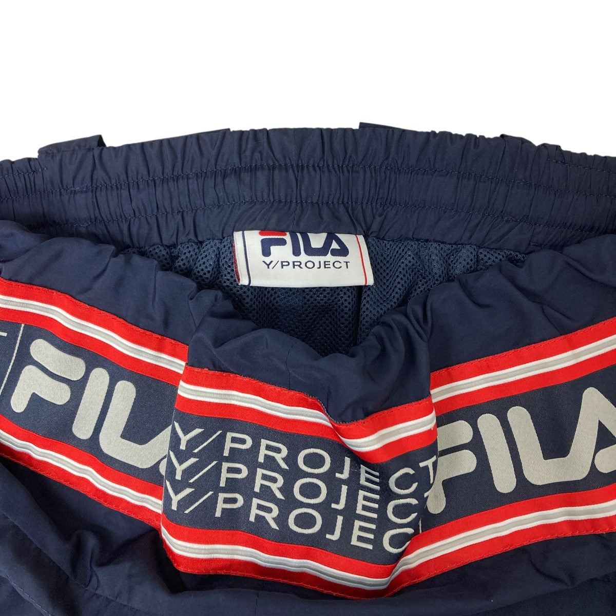 Y／project×FILA コラボショートパンツ 2B02576064 ネイビー サイズ S