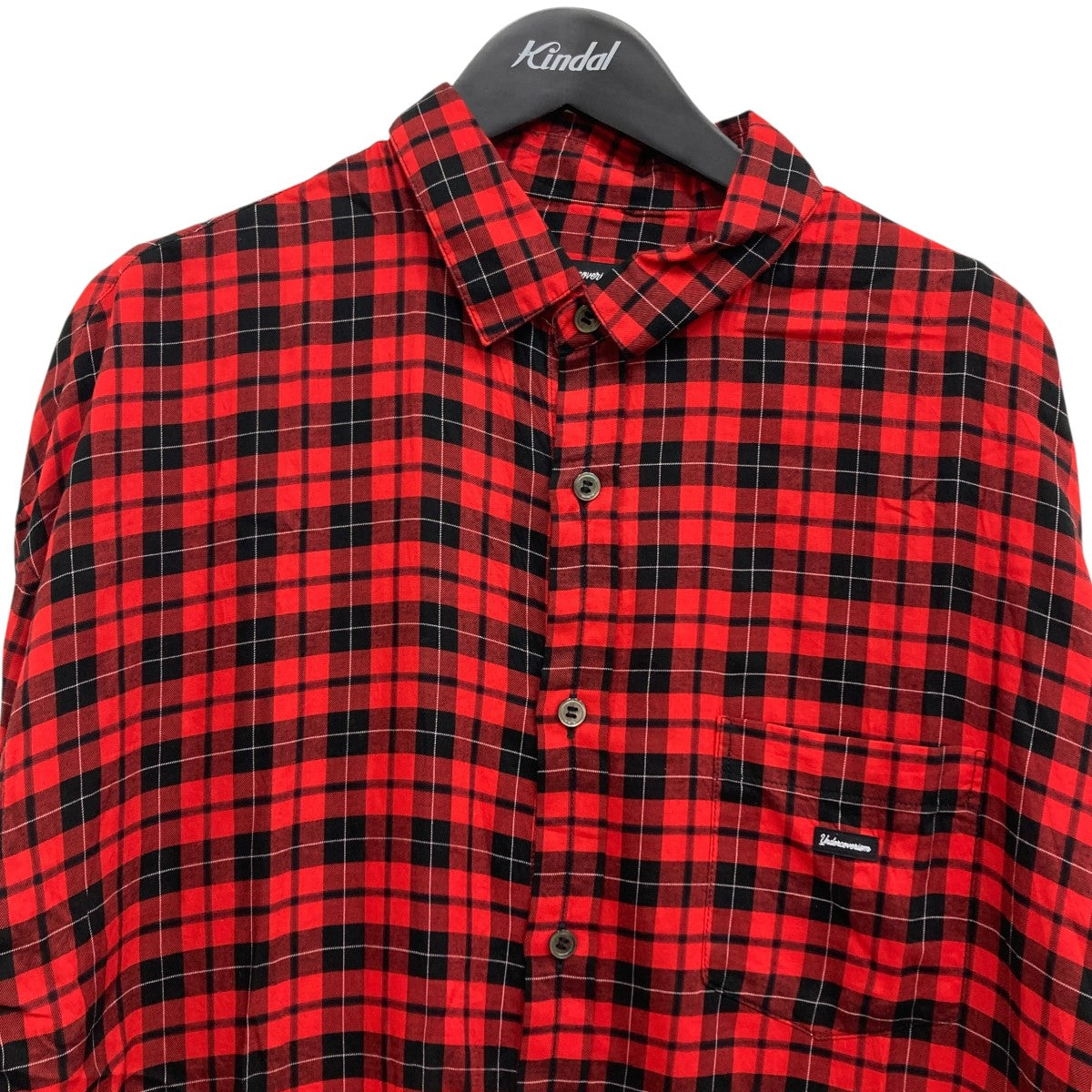 UNDERCOVERISM 22SS チェックシャツ 古着・中古-3枚目のアイテム画像