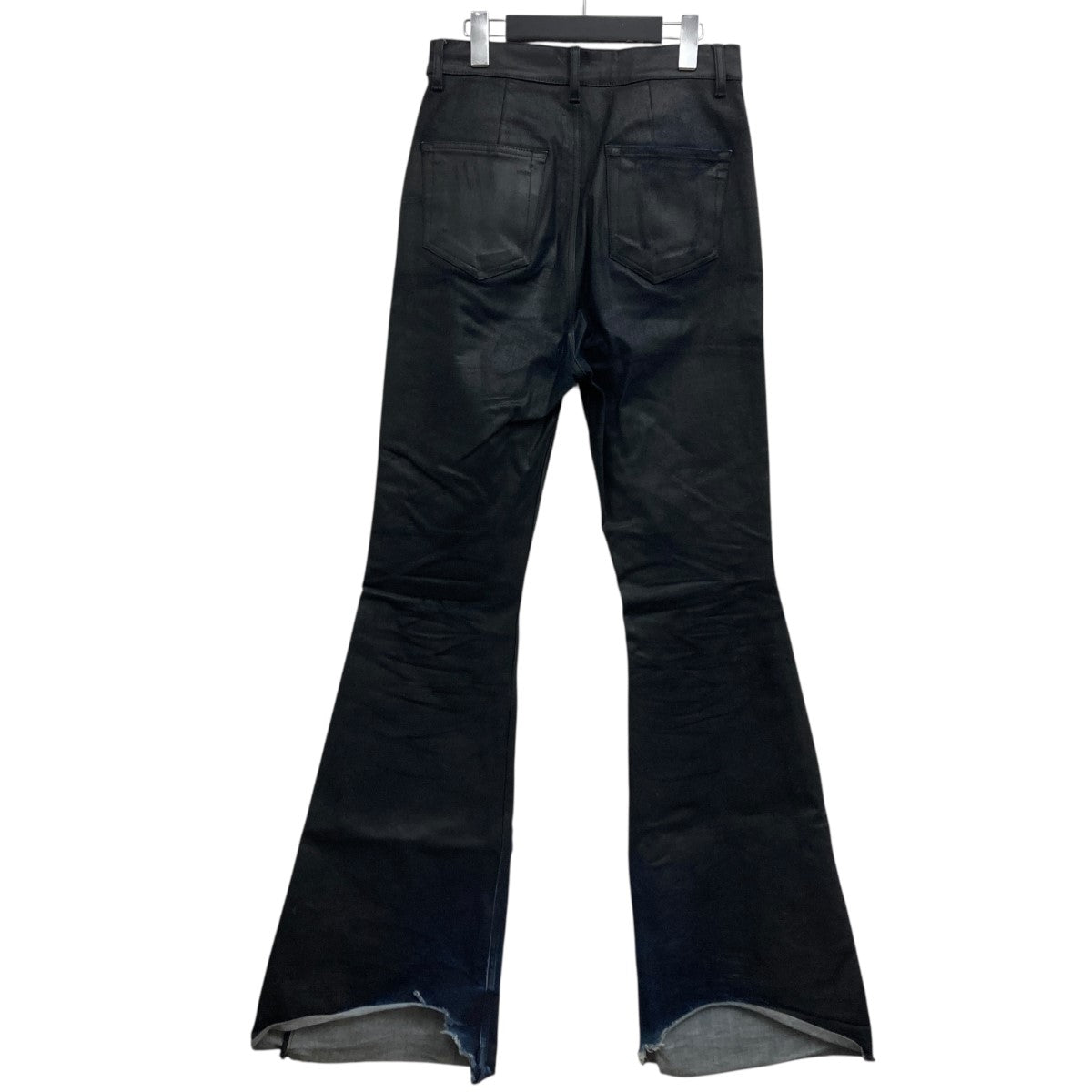 RICK OWENS(リックオウエンス) コーティングブーツカットデニム