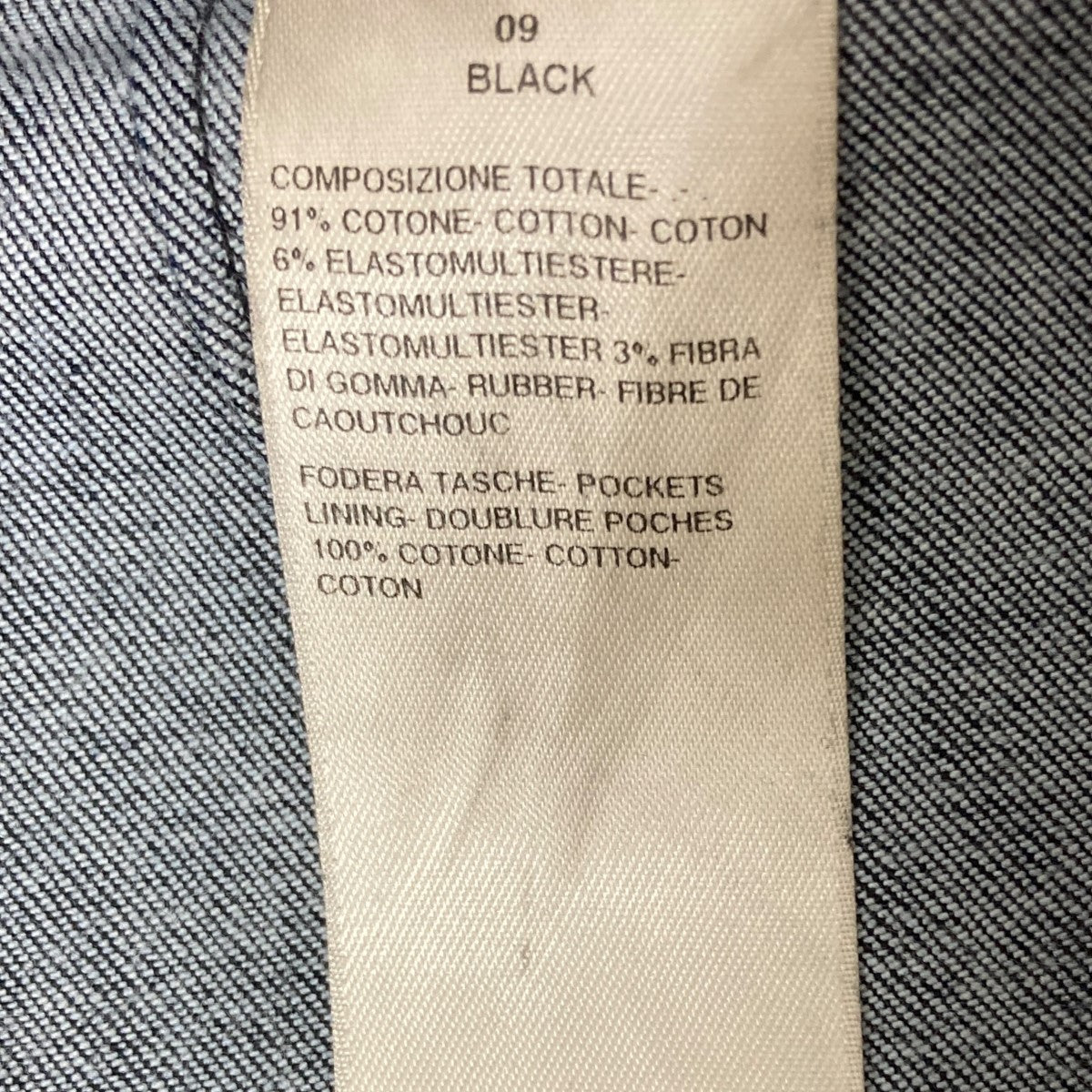 RICK OWENS(リックオウエンス) コーティングブーツカットデニム
