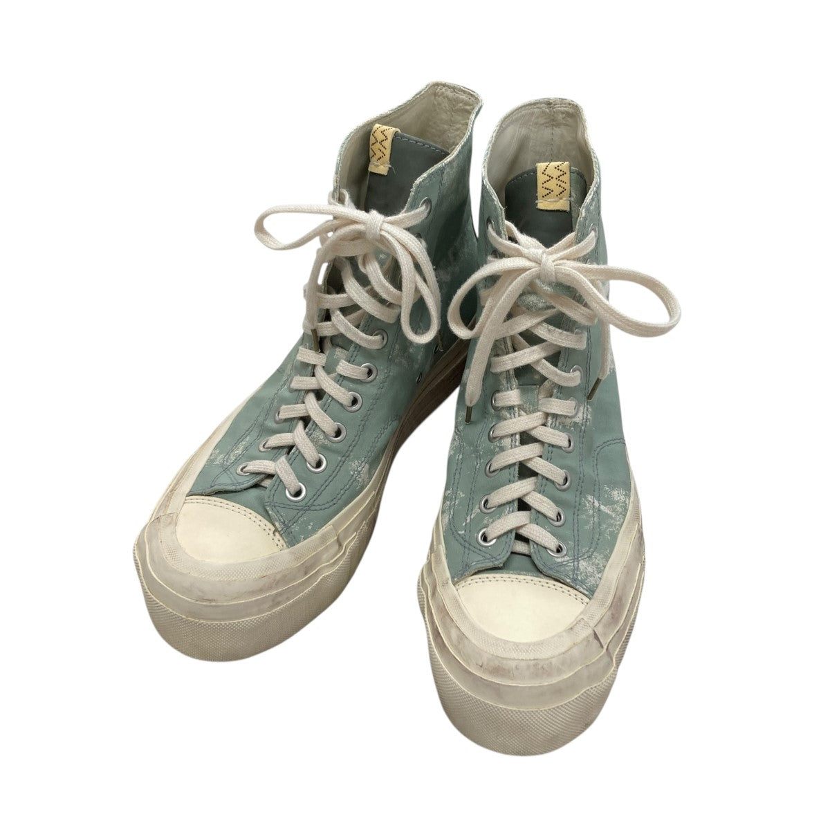 SKAGWAY HI G．PATTEN ユーズド加工厚底ハイカットスニーカー