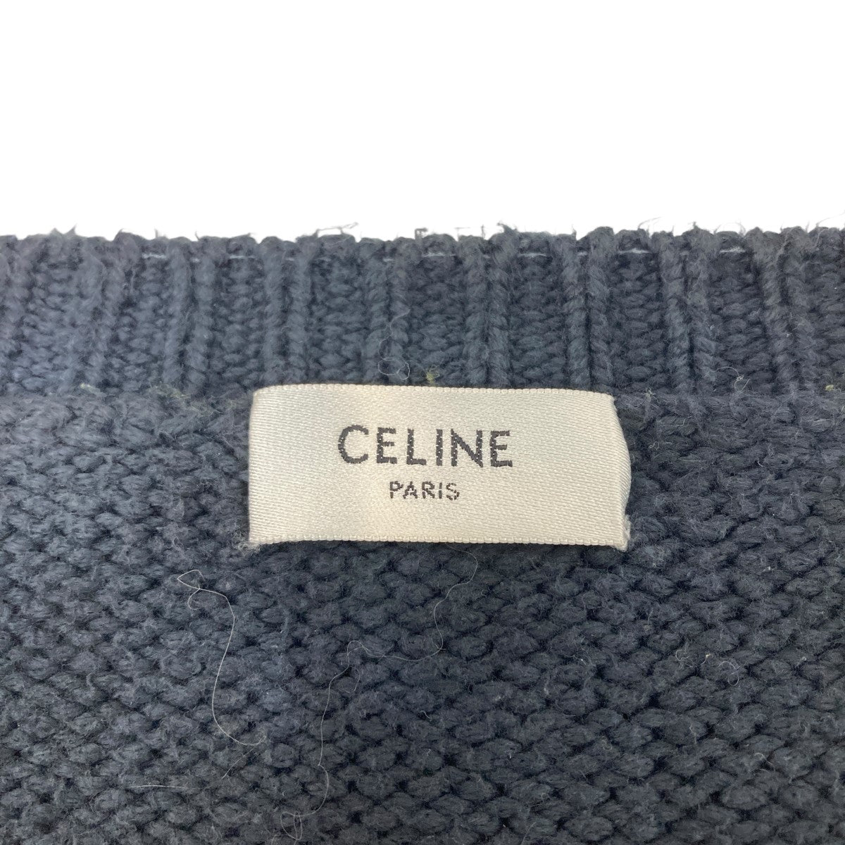 【新品未使用】CELINE ニット CELINE セリーヌ ニット PULL COL ROND BOXY TRIOMPHE 2AC85048T