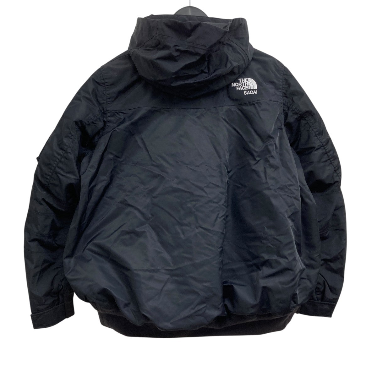 sacai美品ブラックダウンジャケット/サイズ2 THE NORTH FACE×sacai ダウンジャケット NF0A3L7W ブラック