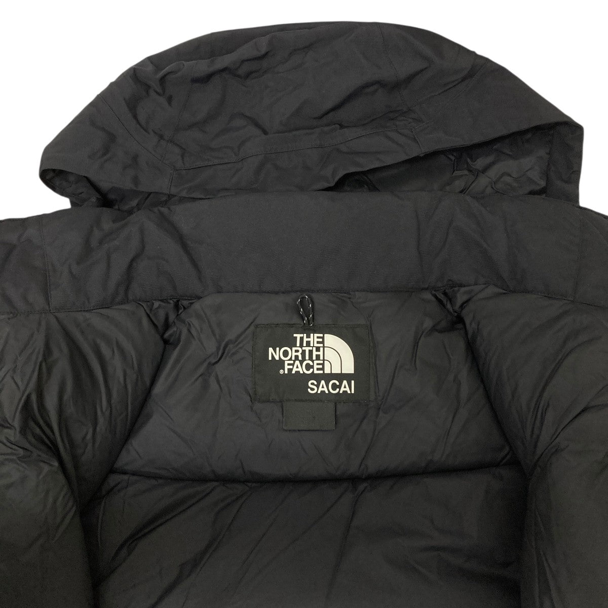 THE NORTH FACE×sacai ダウンジャケット NF0A3L7W ブラック サイズ S