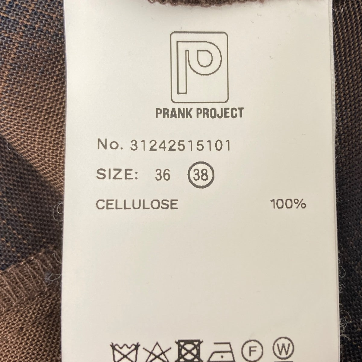 PRANK PROJECT(プランクプロジェクト) チェックレースアップ
