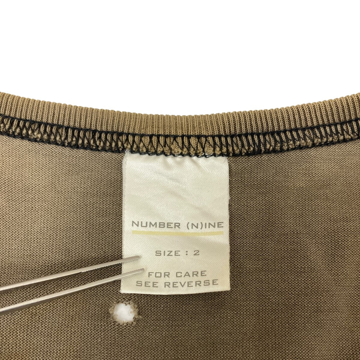 NUMBER (N)INE(ナンバーナイン) ダメージ加工タンクトップ