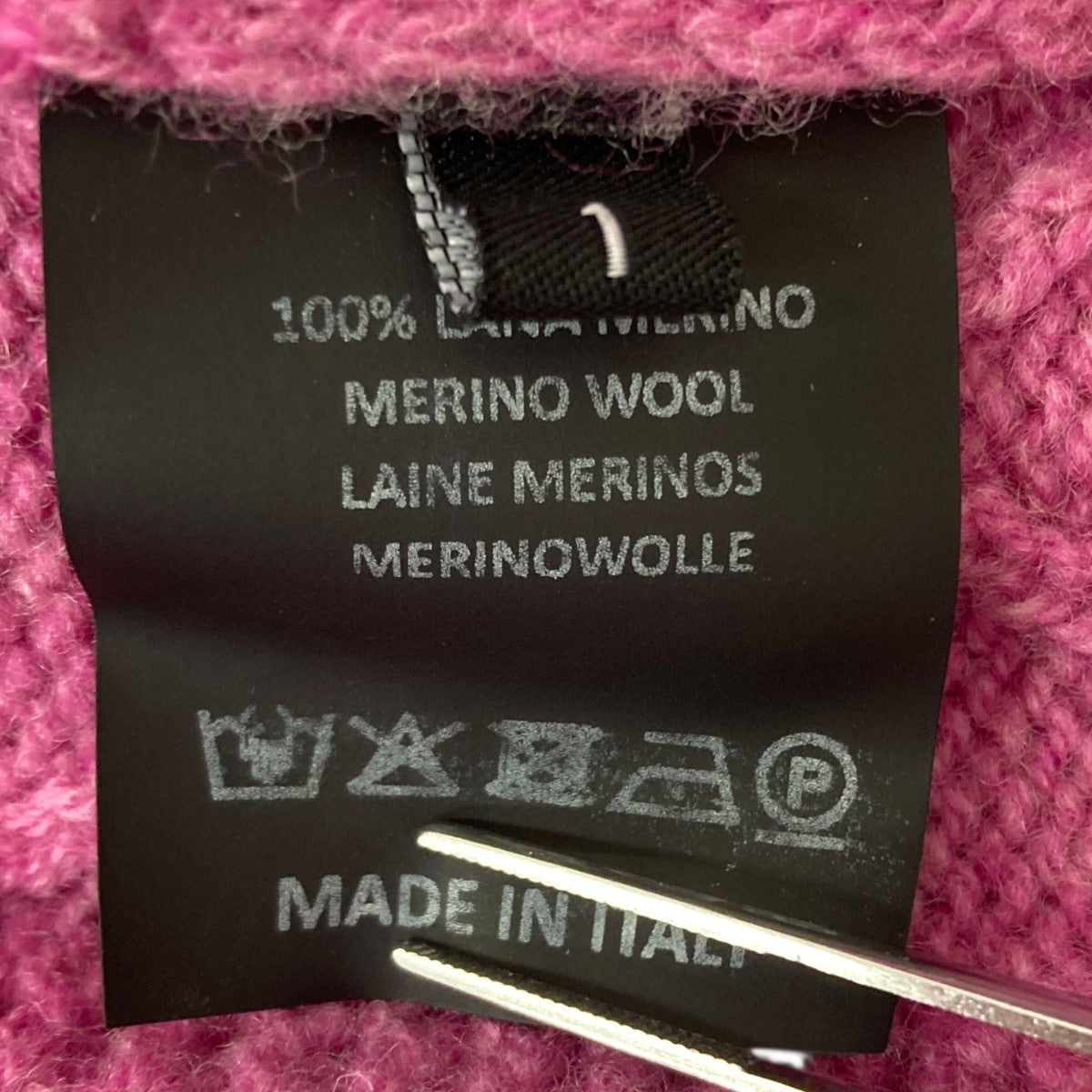 RAF SIMONS(ラフシモンズ) オーバーサイズニット ピンク サイズ 1