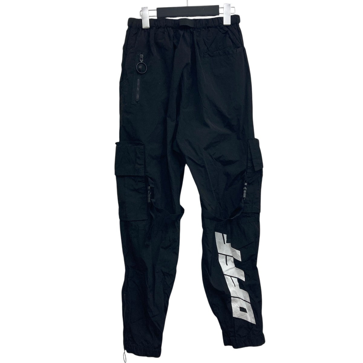 【関税込み】Off-White ブラック Buckles カーゴパンツ 19271118_43394629_600.jpg