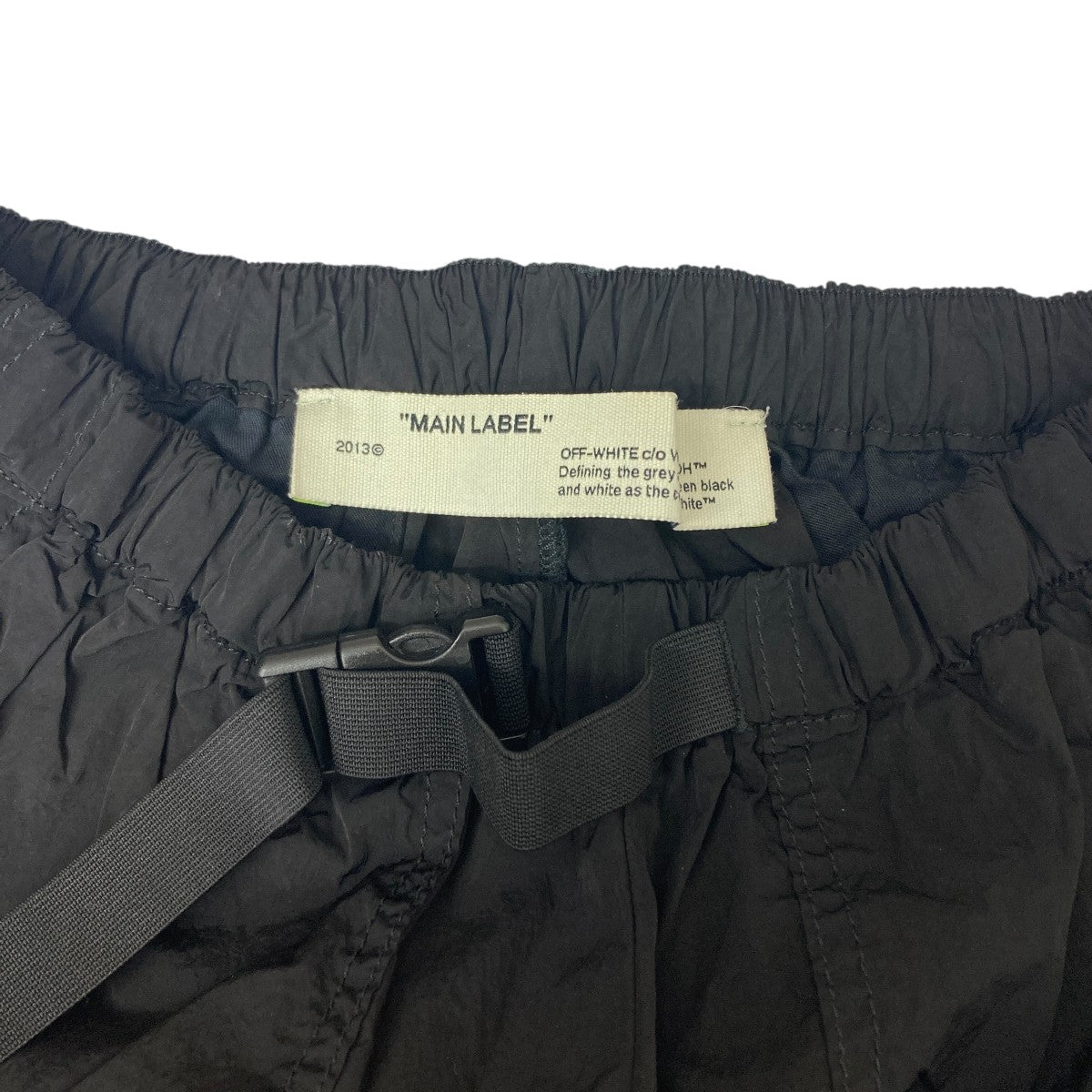 オフホワイト ボンテージカーゴパンツ ブラック 楽天市場】off-white オフホワイト（スタイル（パンツ）カーゴ
