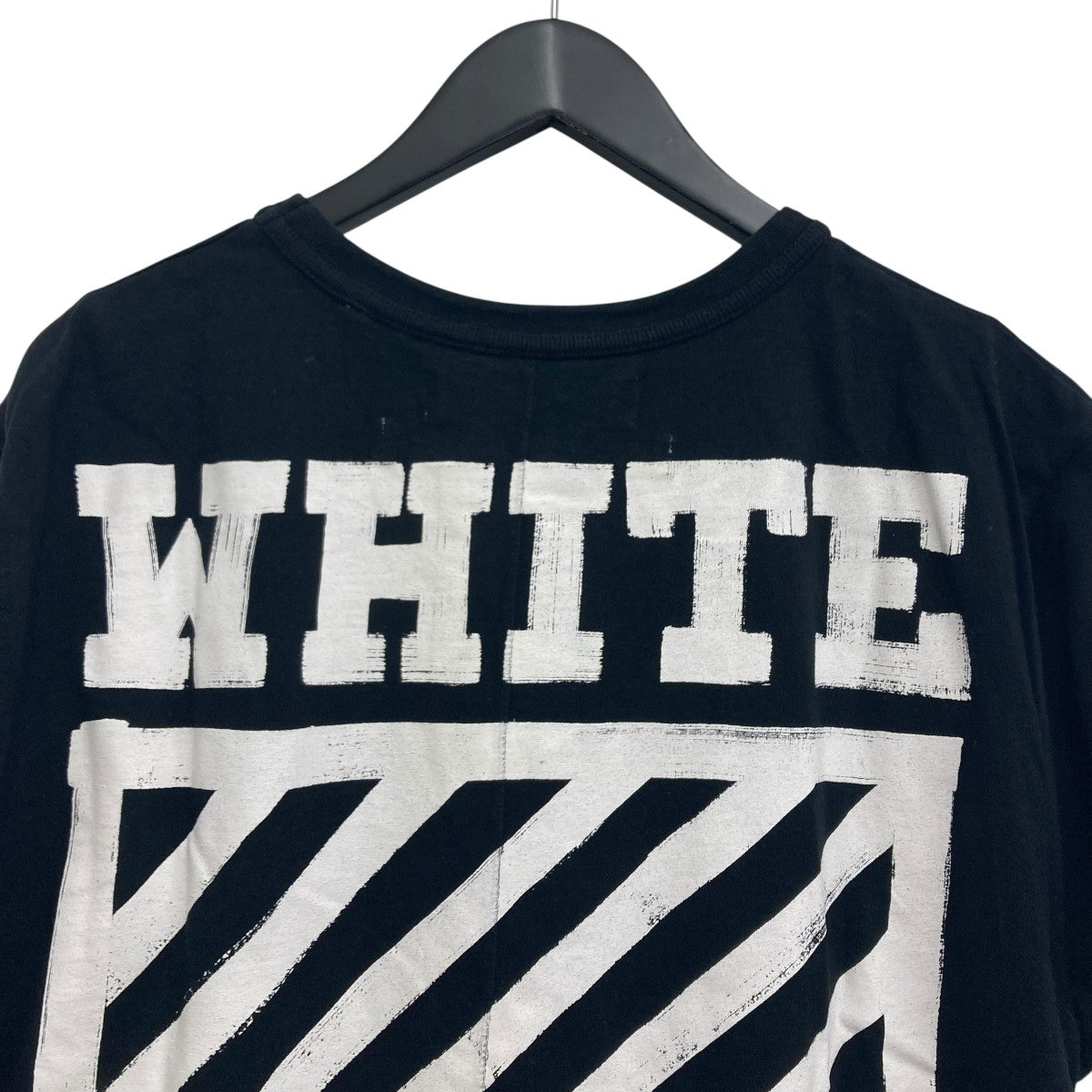 Off-White - OFF-WHITE オフホワイト Tシャツ・カットソー S 黒 【古着】【中古】 OFF-WHITE（オフホワイト） | Tシャツ・カットソーの古着・中古