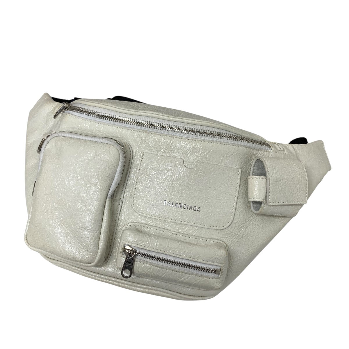 BALENCIAGA ホワイト ベルト 保存袋付き BALENCIAGA ホワイト ベルト 保存袋付き