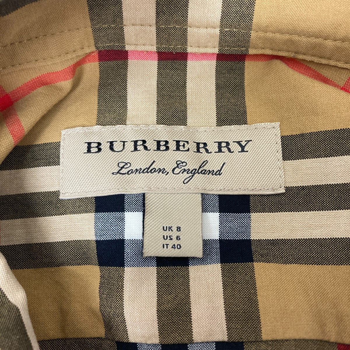 BURBERRY(バーバリー) チェックシャツ 8002171 ブラウン サイズ