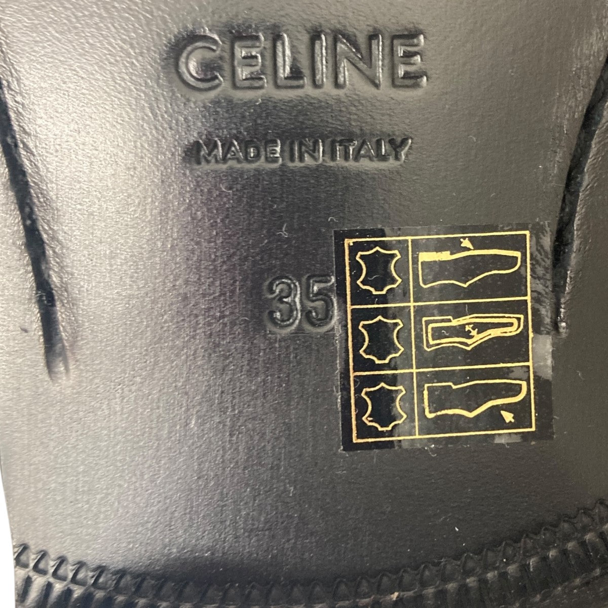 CELINE(セリーヌ) 19SSサイドゴアブーツ ブラウン サイズ 35｜【公式