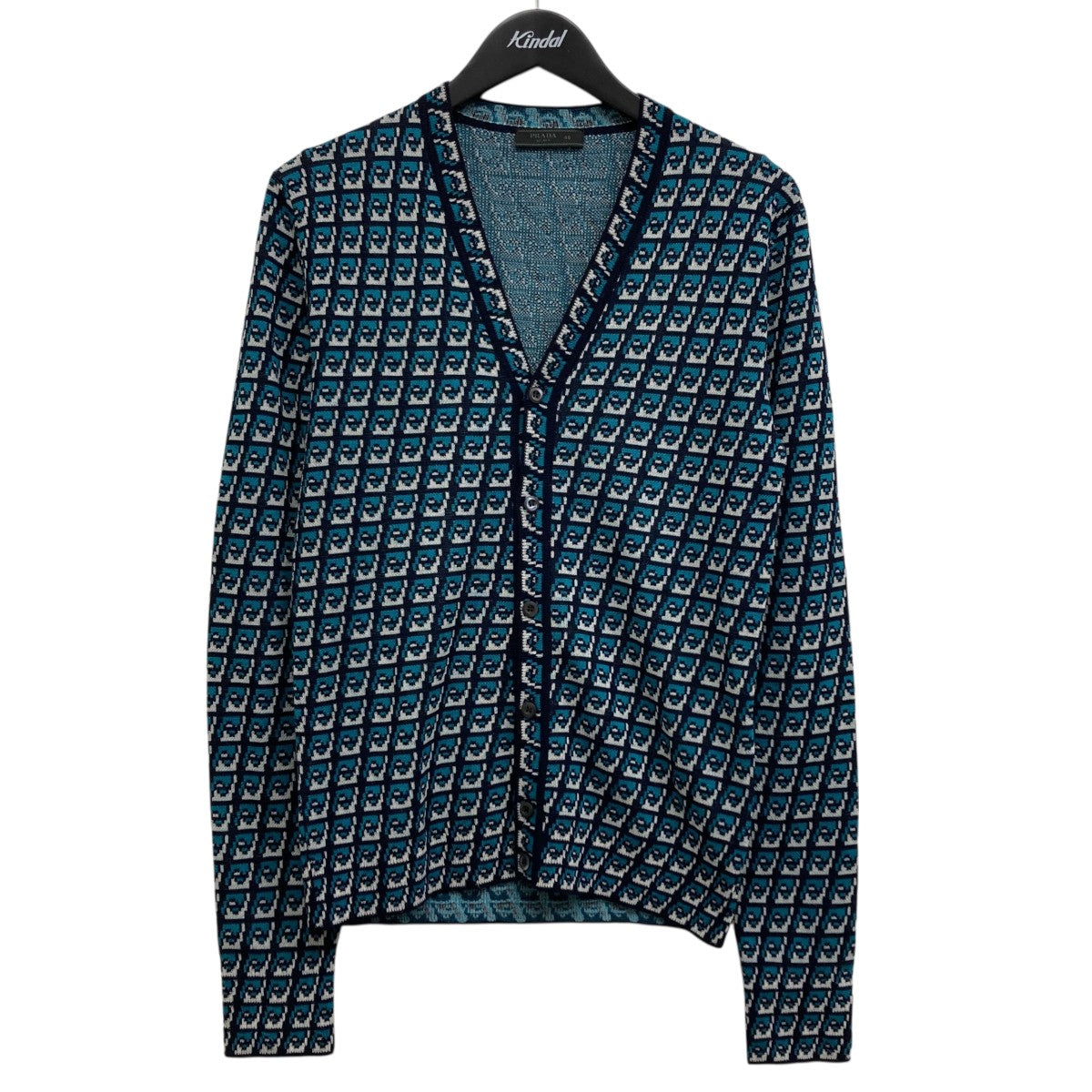 PRADA(プラダ) 23AWカシミヤ ジップニットカーディガンUMG245