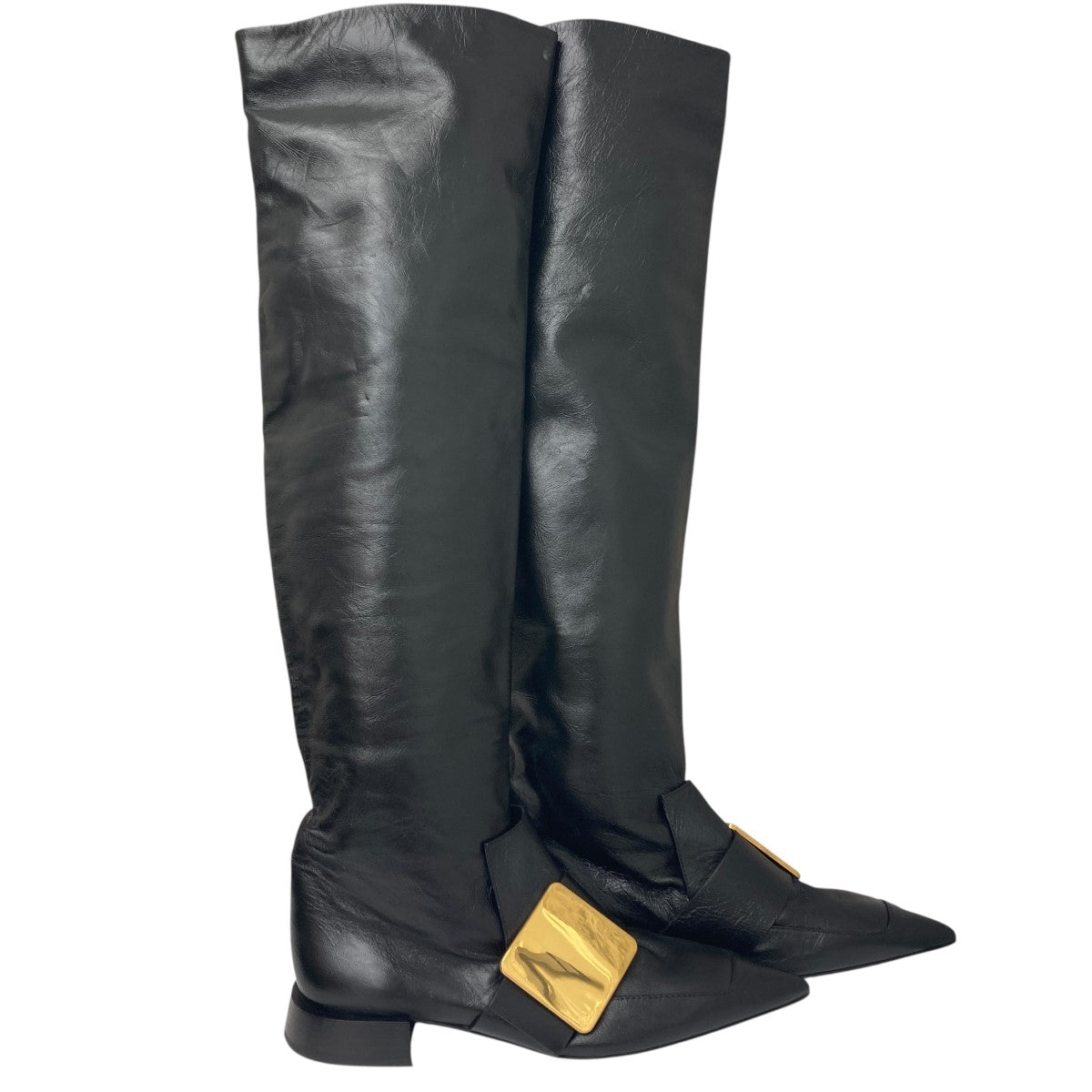JIL SANDER ブーツ　36サイズ 中古・古着通販】JIL SANDER (ジルサンダー) サイドジップブーツ