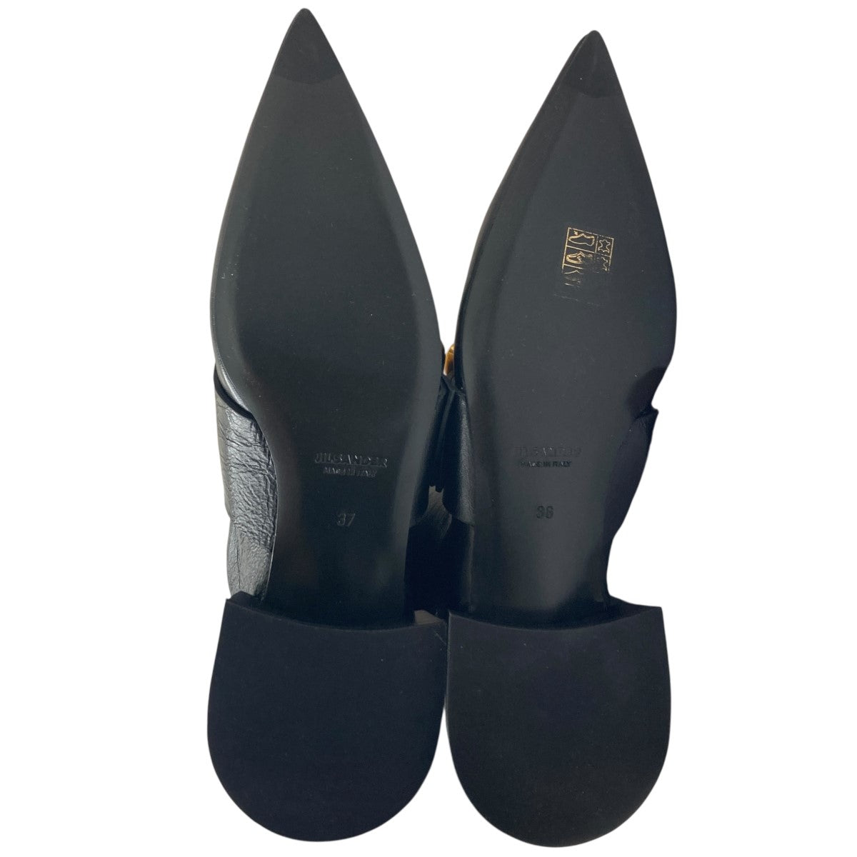 JIL SANDER/ジルサンダー　ロングブーツ　新品 JIL SANDER ジルサンダー ロングブーツ レザー