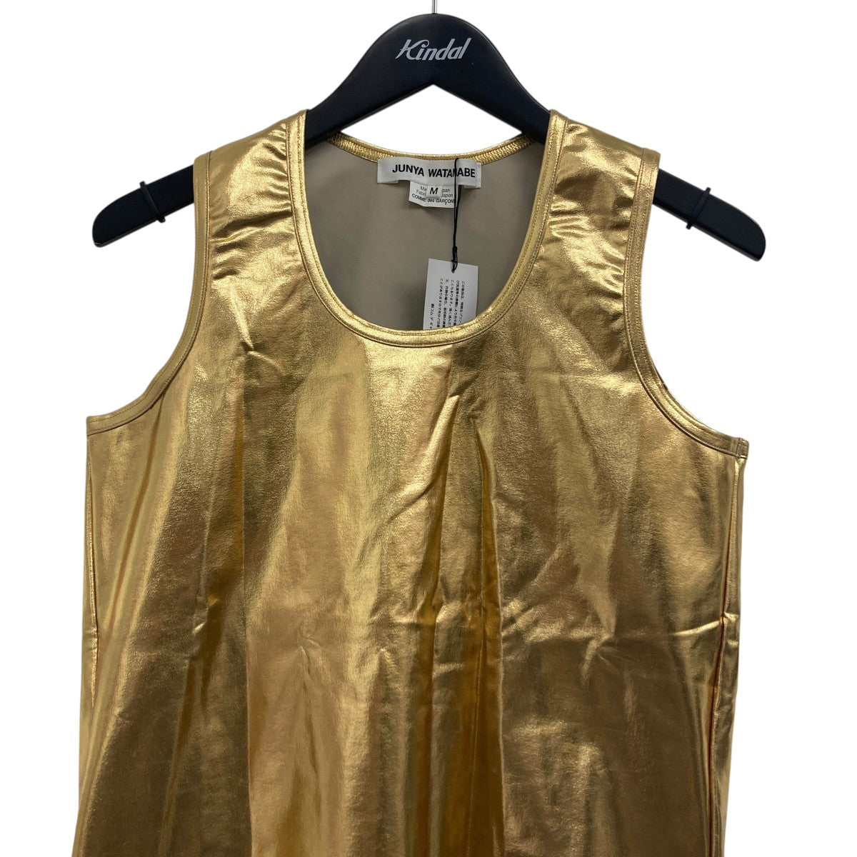 JUNYA WATANABE CDG Goldtone Top 古着・中古-3枚目のアイテム画像