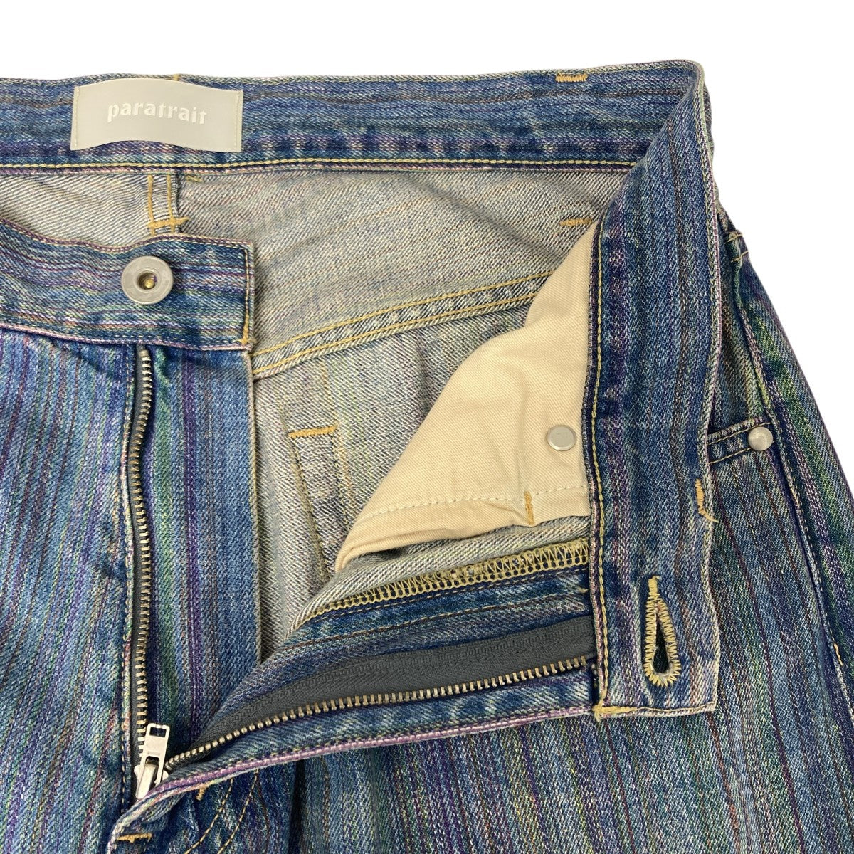 PARATRAIT(パラトレイト) 24SS RAINBOW NOISE DENIM PANTS