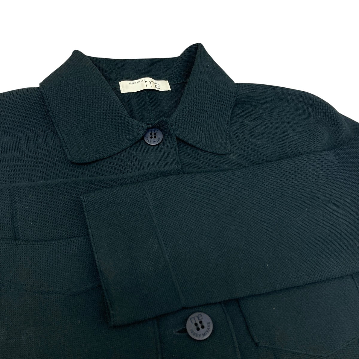 me ISSEY MIYAKE　ショート丈ジャケット ISSEY MIYAKE イッセイミヤケ （ISSEY MIYAKE） プリーツプレス