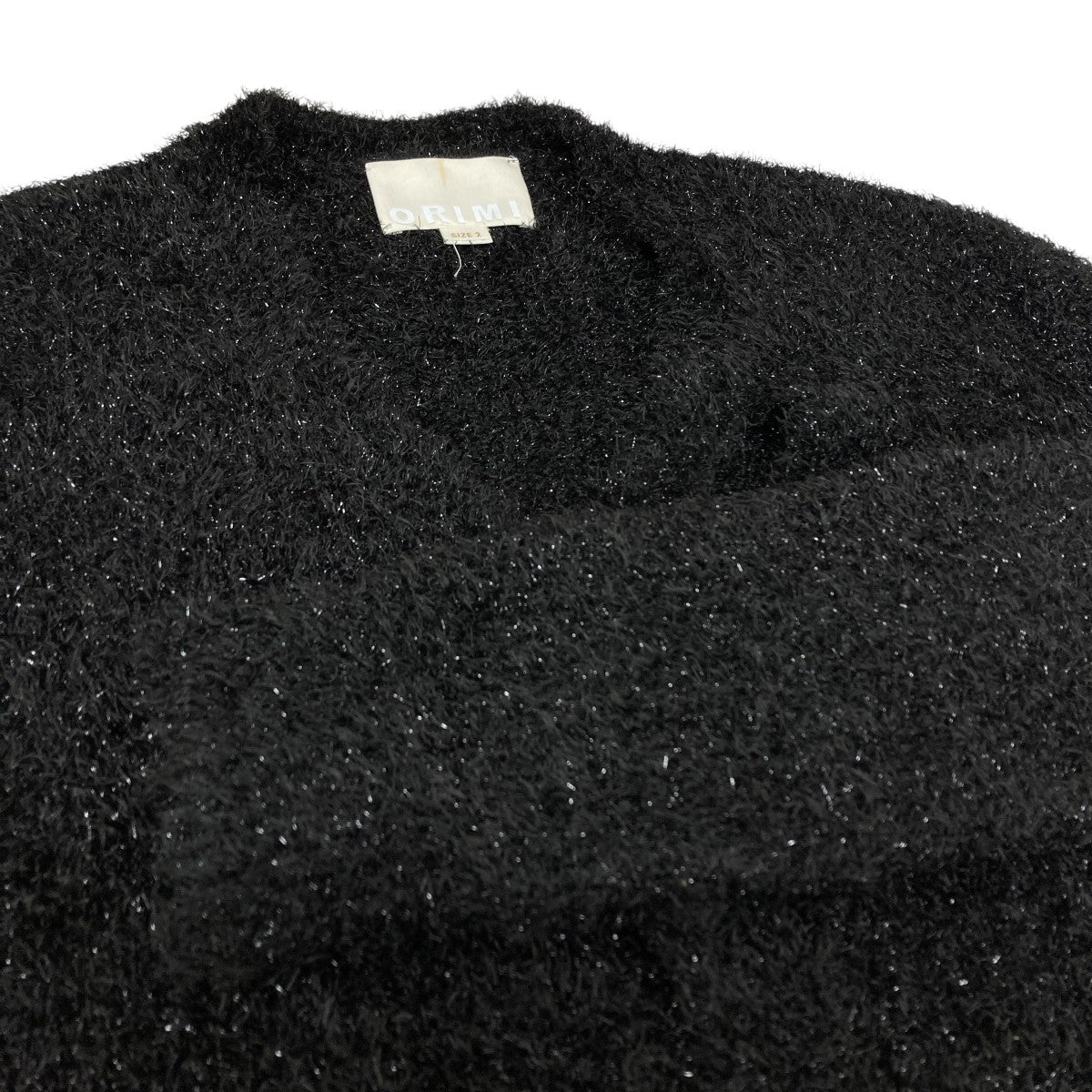 ORIMI SPARCLE CARDIGAN 25ss 完売品 ORIMI(オリミ) SPARCLE CARDIGAN ラメニットカーディガン S25502