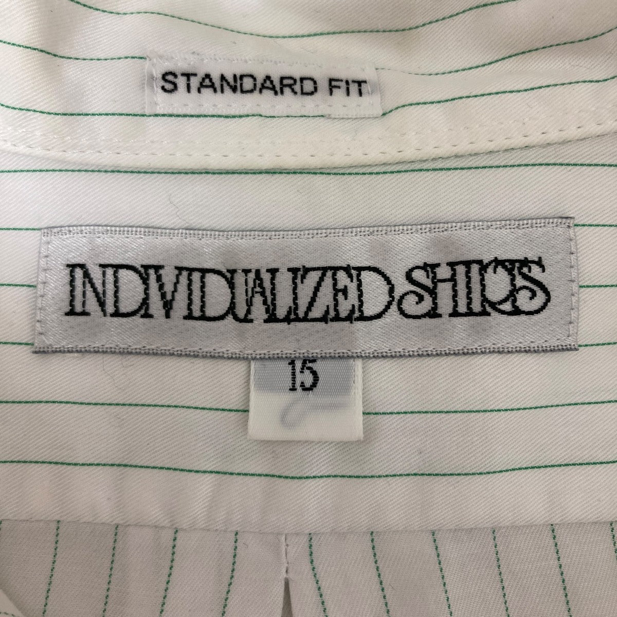 INDIVIDUALIZED SHIRTS ストライプシャツ 古着・中古-6枚目のアイテム画像