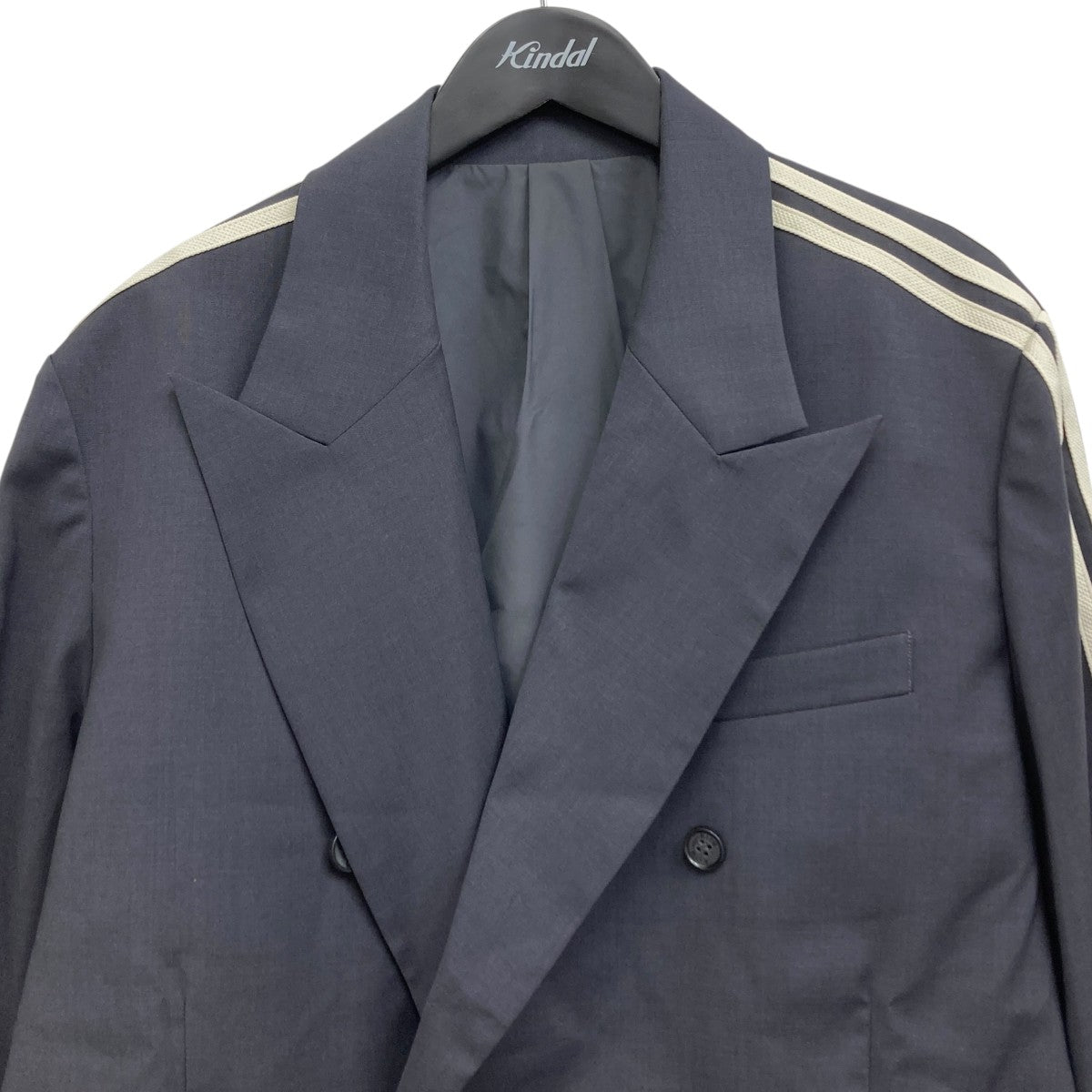 adidas ジャケット adidas×KITH Football Suit Jacket スリーラインダブル