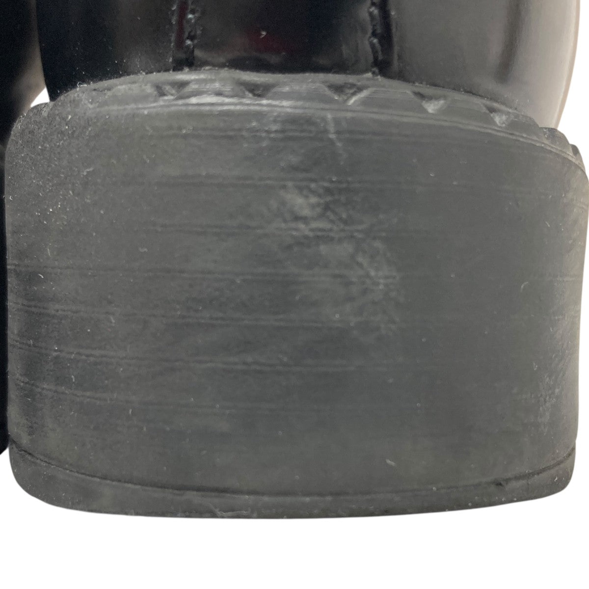 PRADA(プラダ) チョコレート ブラッシュドレザー ローファー