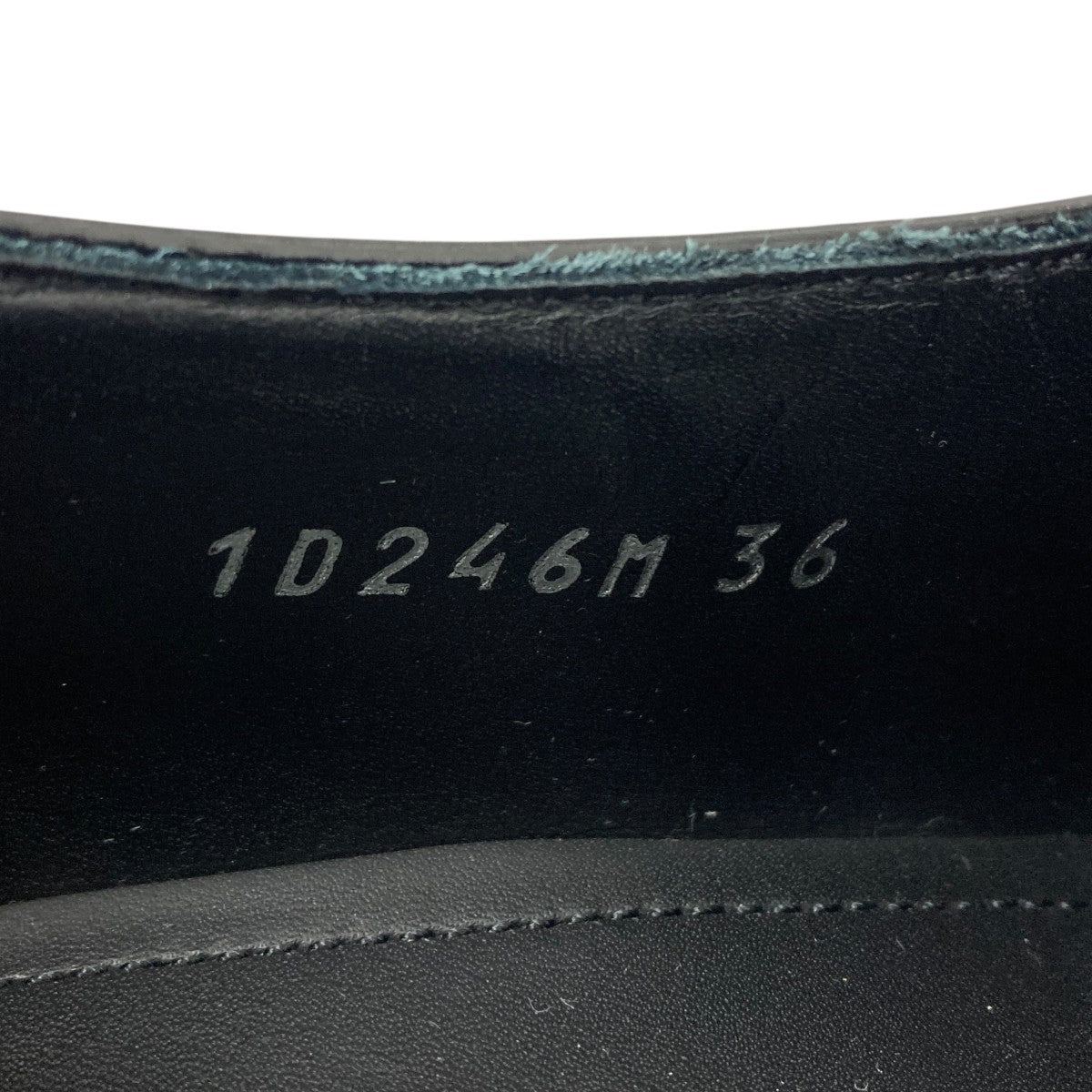 PRADA(プラダ) チョコレート ブラッシュドレザー ローファー