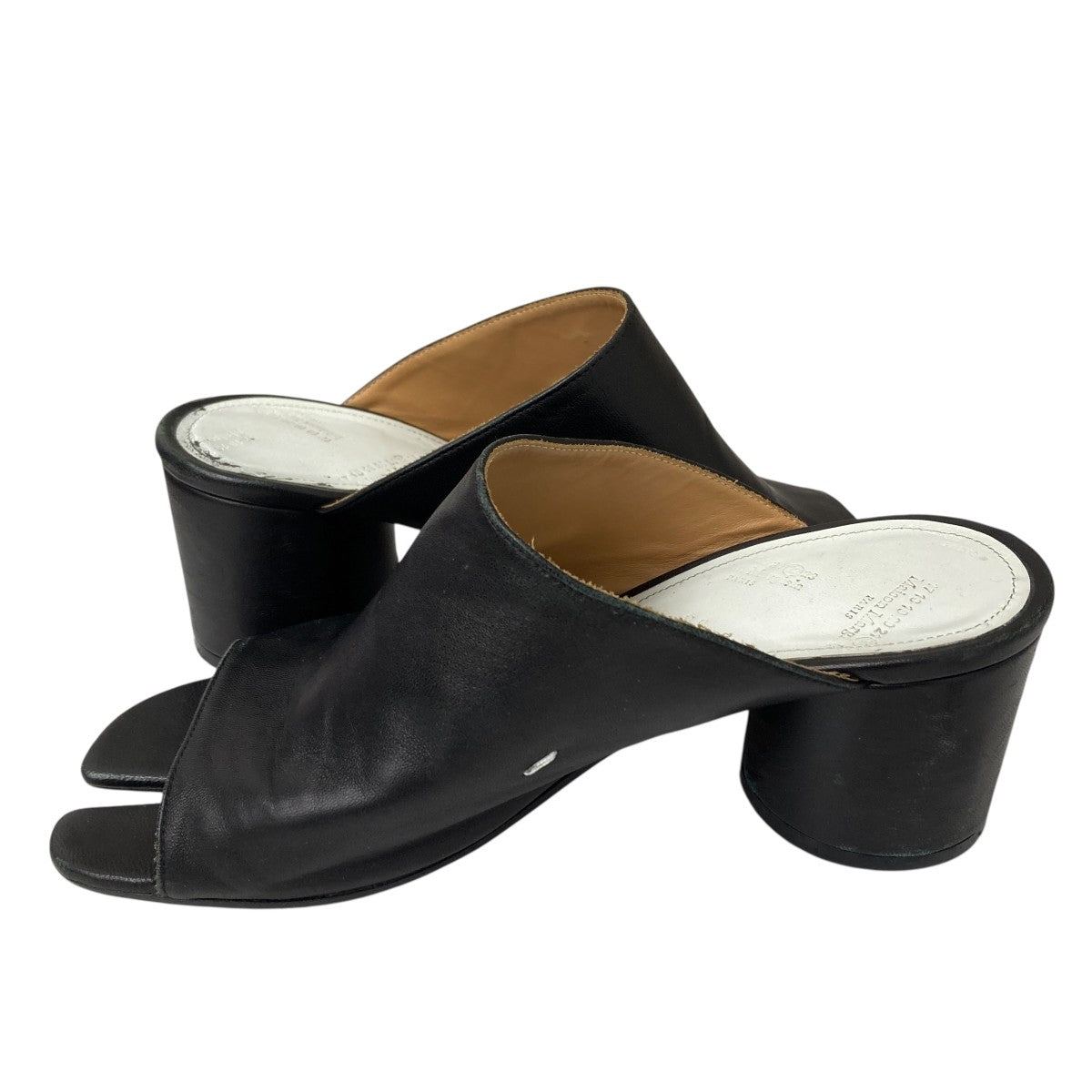 美品　Maison Margiela マルジェラ　足袋ミュールサンダル 36 Maison Margiela(メゾンマルジェラ) 足袋ミュール ブラック