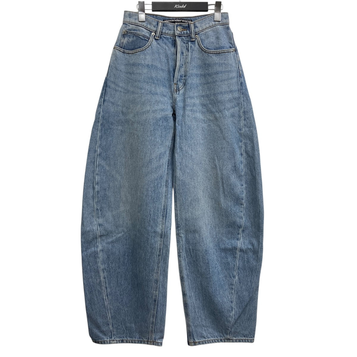 alexanderwang 総柄ロゴ　ブラック　デニムパンツ　28サイズ 3025g160043-1.jpg
