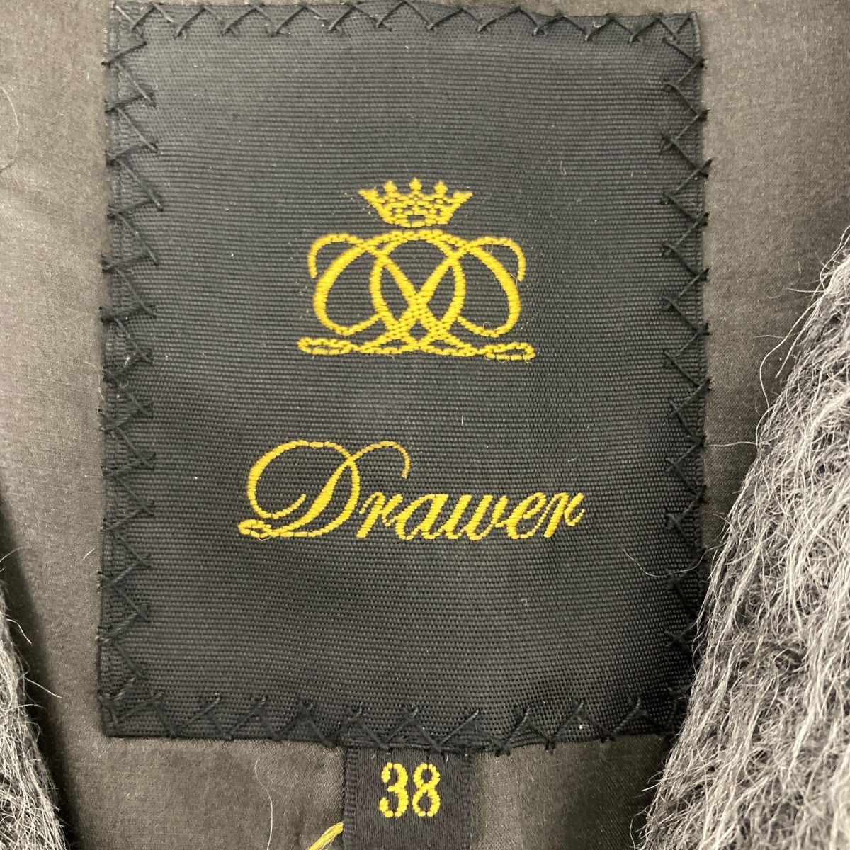 Drawer(ドゥロワー) アルパカ シャギーチェスターコート 6525