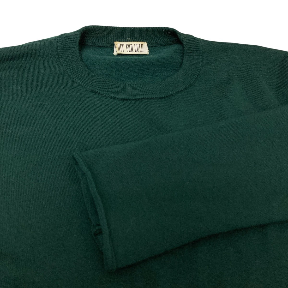 edit．for LuLu(エディットフォールル) ニットワンピース グリーン