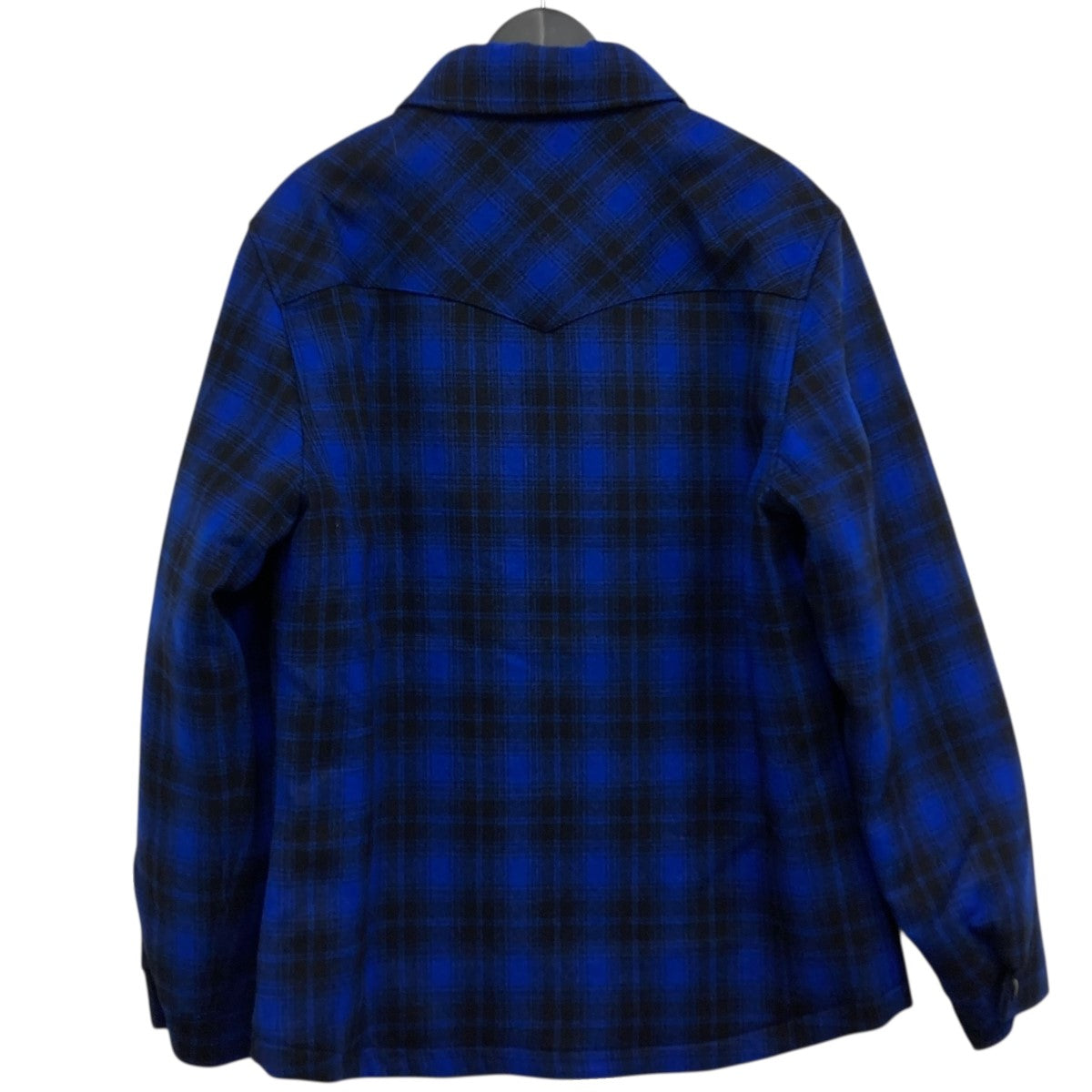 CELINE(セリーヌ) チェックフランネルシャツブルゾン 2W410994R ブルー