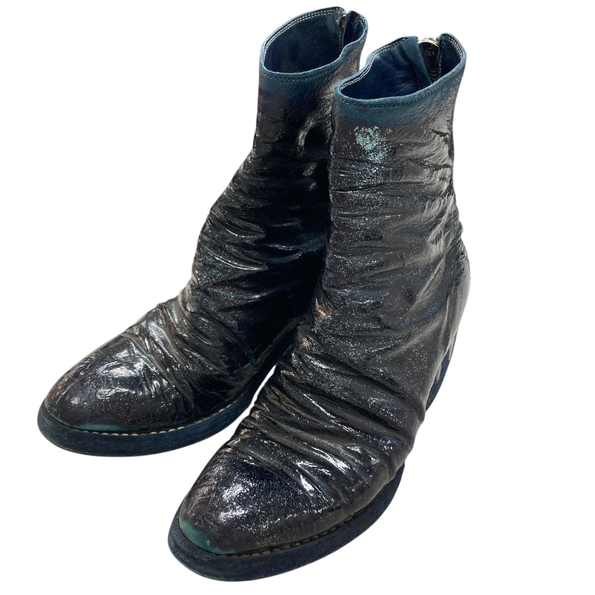 guid ブーツ42 GUIDI Boot Leather Black Classic Back Zip Boots Size 42 | eBay