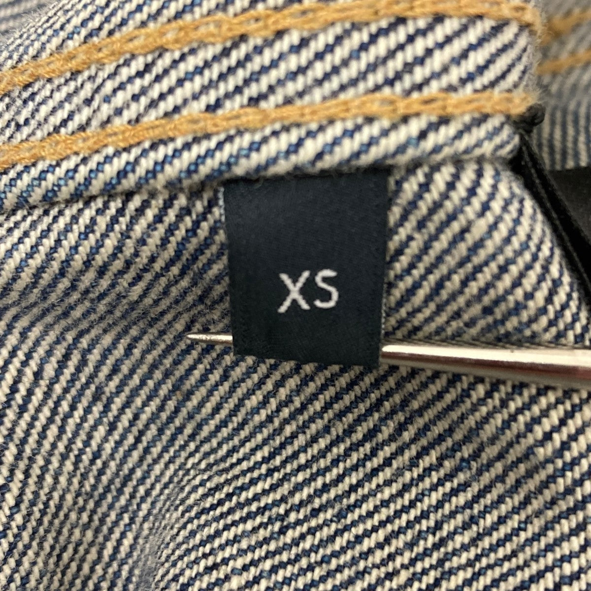 CELINE(セリーヌ) スタッズ装飾フリンジデザインデニムベスト