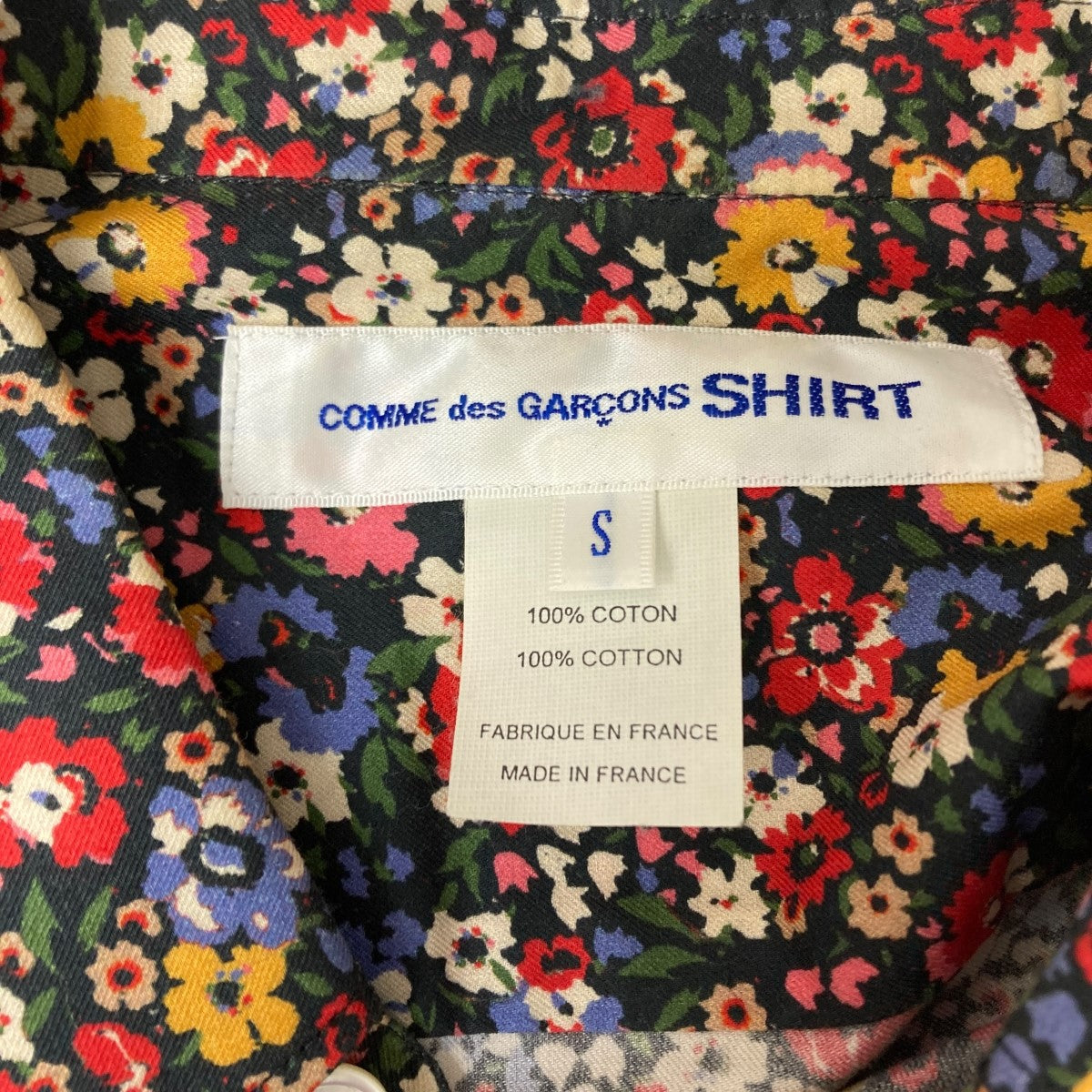 Commes des Garçons SHIRT 半袖シャツ S 花柄 総柄 COMME des GARCONS HOMME PLUS - Comme des Garcons Homme Deux