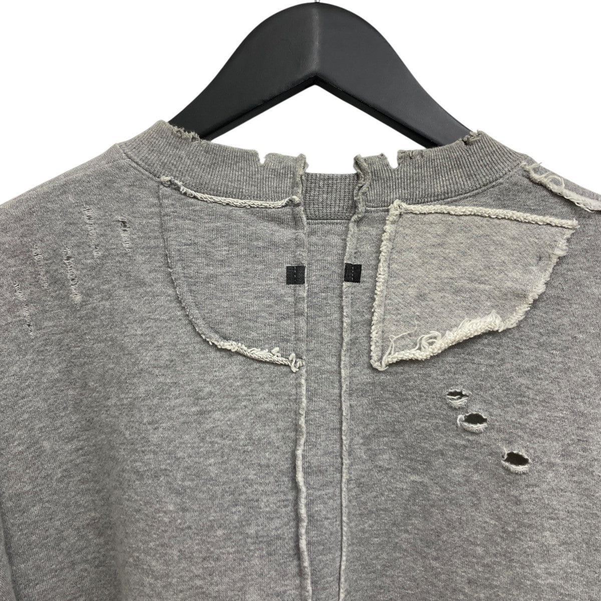 stein AMSTERDAM ダメージスウェット stein シュタイン AMSTERDAM ダメージスウェット ブラック S